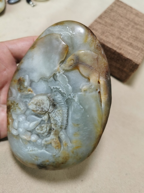 古玩玉器新疆和田籽料擺件拍賣，當前價格4688元