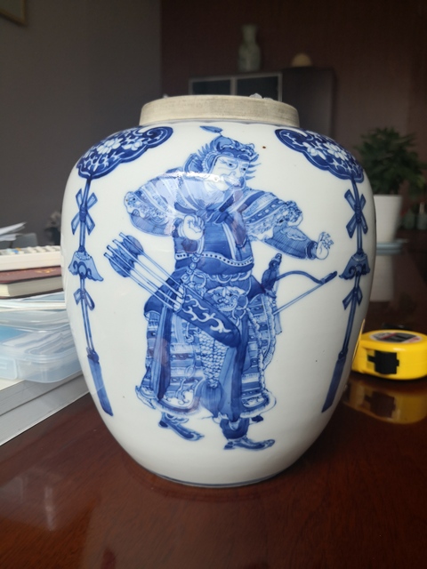 古玩陶瓷青花罐拍賣，當前價格5600元