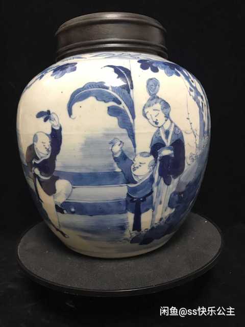 古玩陶瓷青花罐拍賣，當前價格5600元