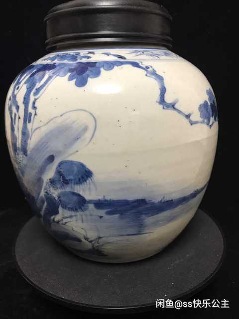 古玩陶瓷青花罐拍賣，當前價格5600元