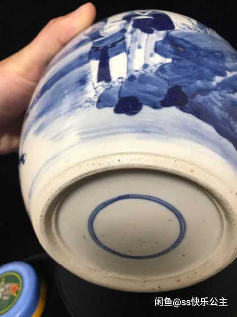 古玩陶瓷青花罐拍賣，當前價格5600元