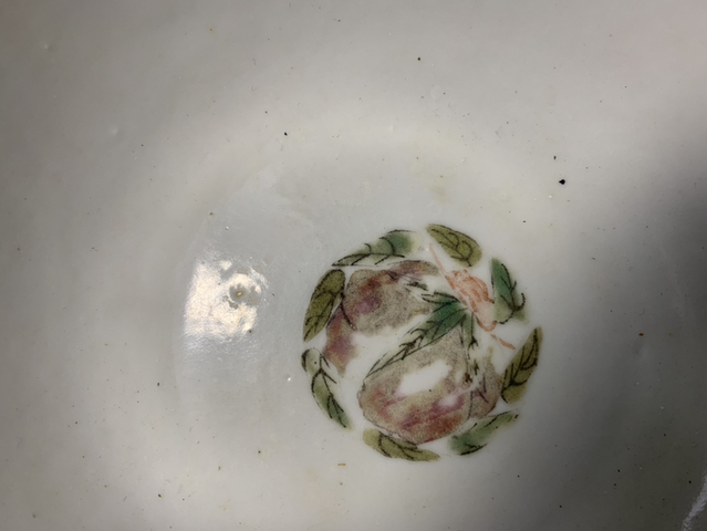 古玩陶瓷清光緒粉彩太師少師紋碗拍賣，當前價格1800元