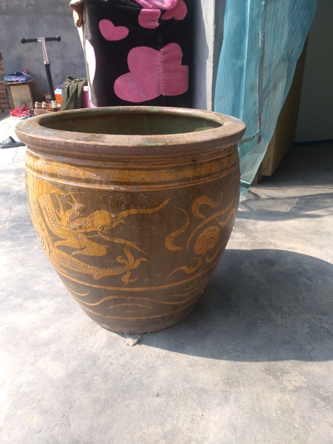 古玩陶瓷銅官窯陶缸拍賣，當前價格13900元