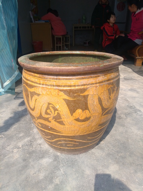 古玩陶瓷銅官窯陶缸拍賣，當前價格13900元