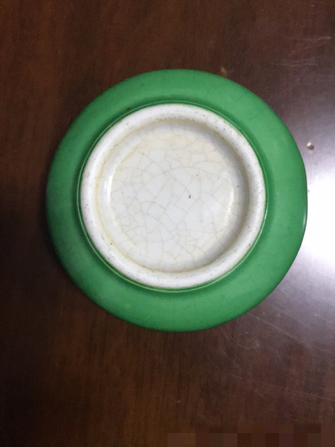 古玩陶瓷綠釉水盂拍賣，當前價格9960元