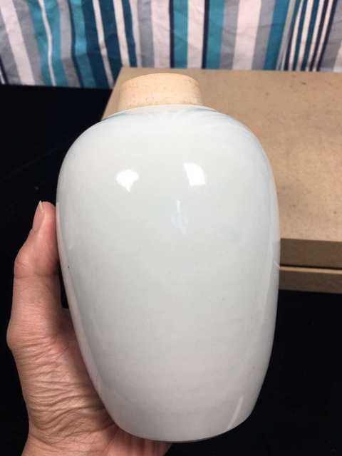 古玩陶瓷清早期白釉砂口罐拍賣，當前價格8860元