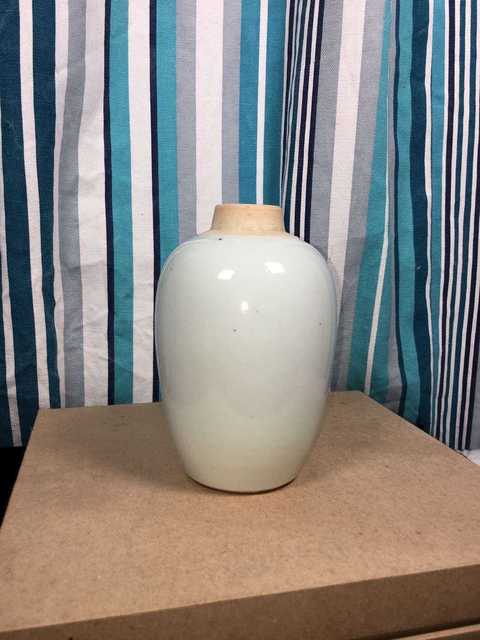 古玩陶瓷清早期白釉砂口罐拍賣，當前價格8860元