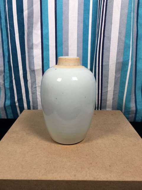 古玩陶瓷清早期白釉砂口罐拍賣，當前價格8860元