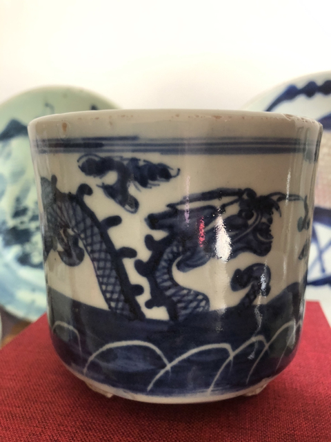 古玩陶瓷三足筒式爐拍賣，當前價格6800元