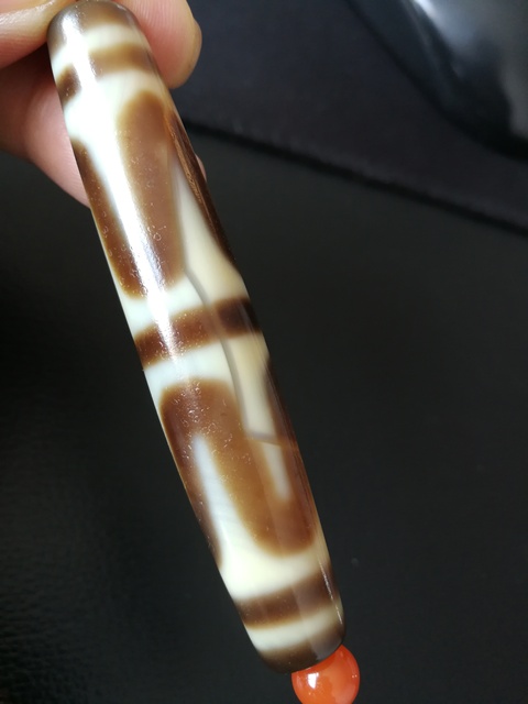 古玩玉器瑪瑙天珠拍賣，當前價格8000元