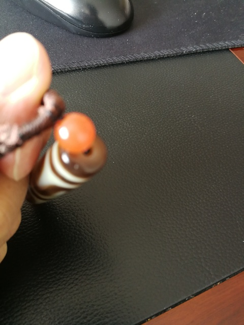 古玩玉器瑪瑙天珠拍賣，當前價格8000元