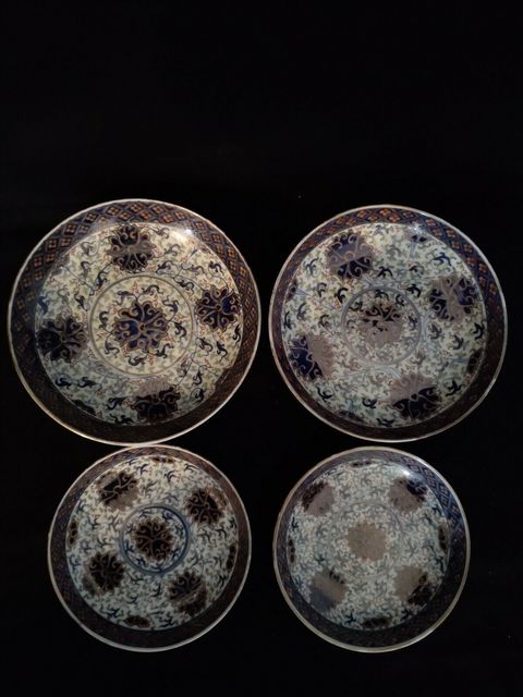 古玩陶瓷青花描金斗彩纏枝蓮紋小盤拍賣，當前價格7200元