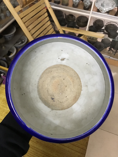 古玩陶瓷霽藍釉香爐拍賣，當前價格5000元
