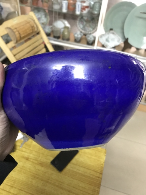 古玩陶瓷霽藍釉香爐拍賣，當前價格5000元