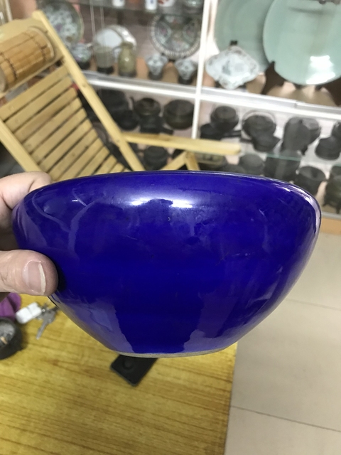 古玩陶瓷霽藍釉香爐拍賣，當前價格5000元