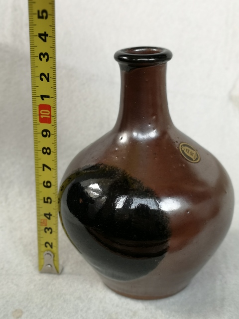 古玩陶瓷紫金釉長頸瓶拍賣，當前價格260元