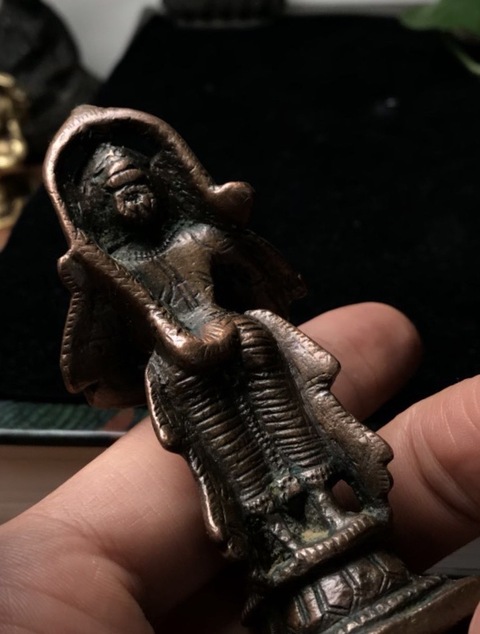 古玩銅器印度像拍賣，當(dāng)前價(jià)格6000元