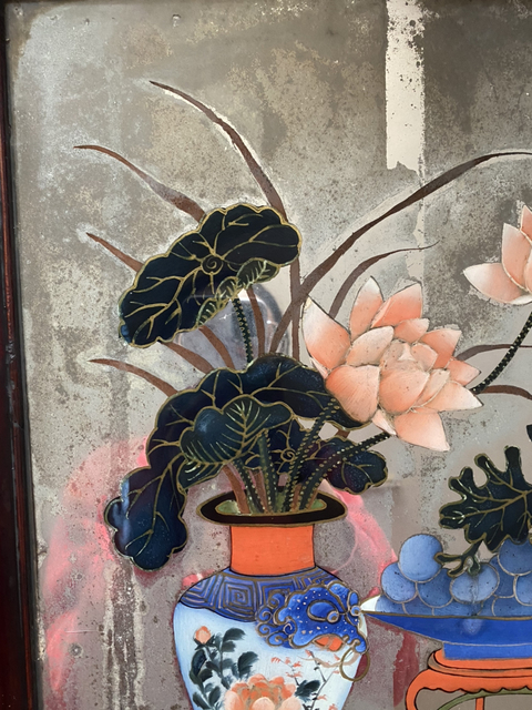 古玩字畫鏡子拍賣，當前價格6000元