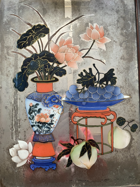 古玩字畫鏡子拍賣，當前價格6000元