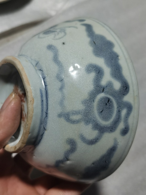 古玩陶瓷龍紋碗拍賣,當前價格888元