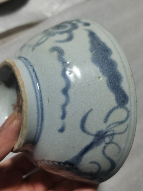 古玩陶瓷龍紋碗拍賣,當前價格888元
