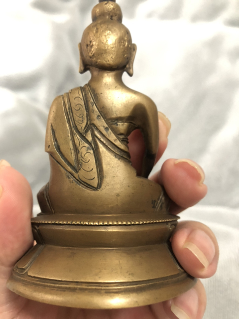 古玩銅器銅佛拍賣，當前價格7000元