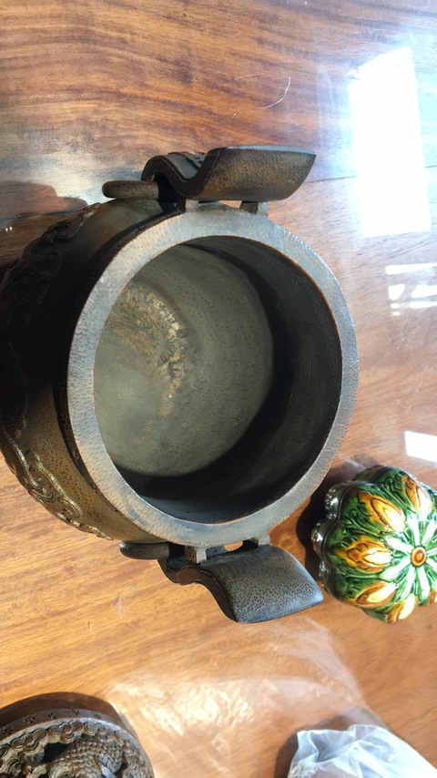 古玩雜項龍紋熏香拍賣，當前價格15500元