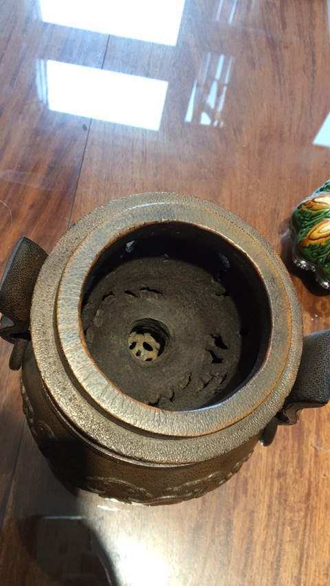 古玩雜項龍紋熏香拍賣，當前價格15500元