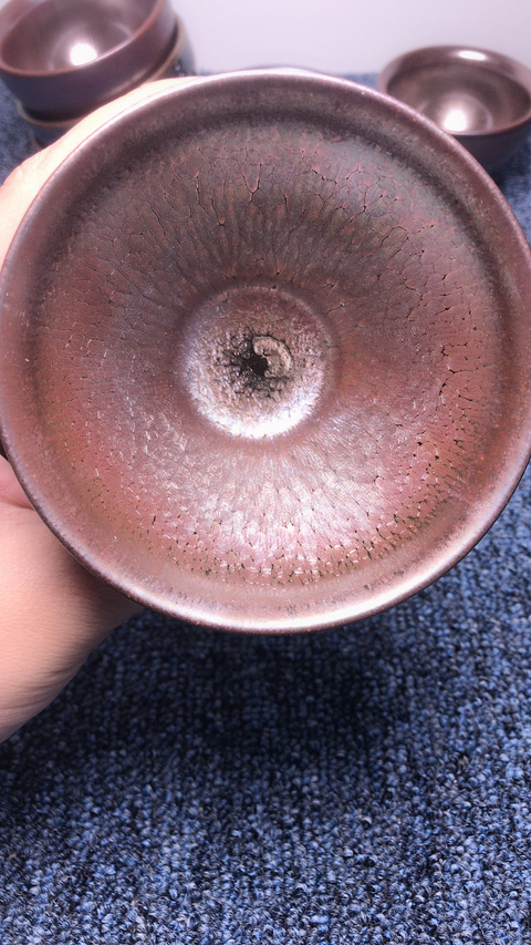 古玩雜項紫金釉茶盞拍賣，當前價格10000元