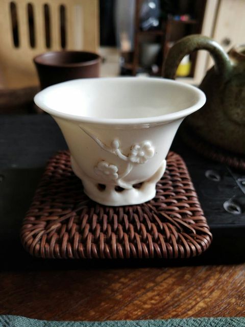 古玩陶瓷德化窯杯拍賣，當(dāng)前價(jià)格2580元