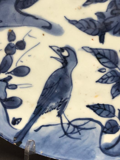 古玩陶瓷青花盤拍賣，當前價格7800元