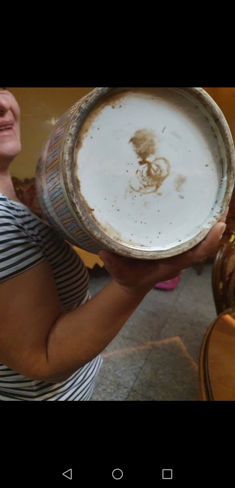 古玩陶瓷粉彩花卉博古紋瓶拍賣，當前價格12800元