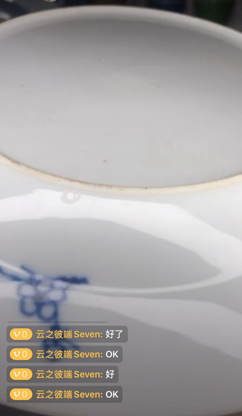 古玩陶瓷乾隆青花洞石牡丹仕女圖盤拍賣，當(dāng)前價(jià)格9800元