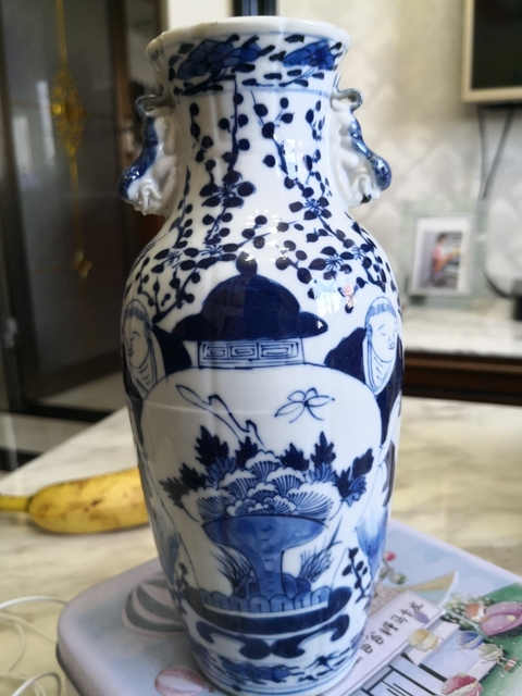 古玩陶瓷青花瓶拍賣，當(dāng)前價(jià)格4800元