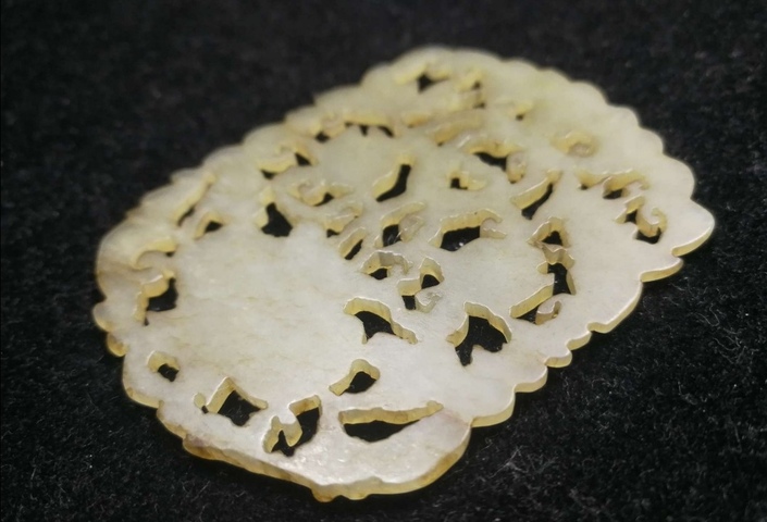 古玩玉器福壽花籃拍賣，當前價格8600元