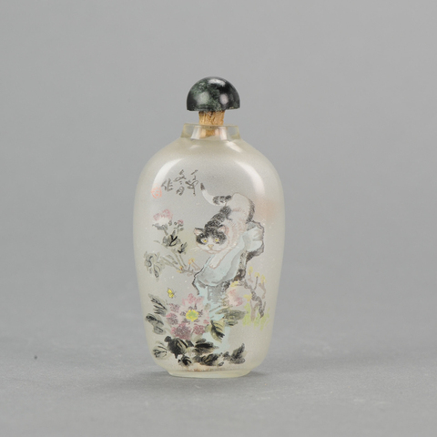 古玩雜項琉璃內畫鼻煙壺拍賣，當前價格10600元