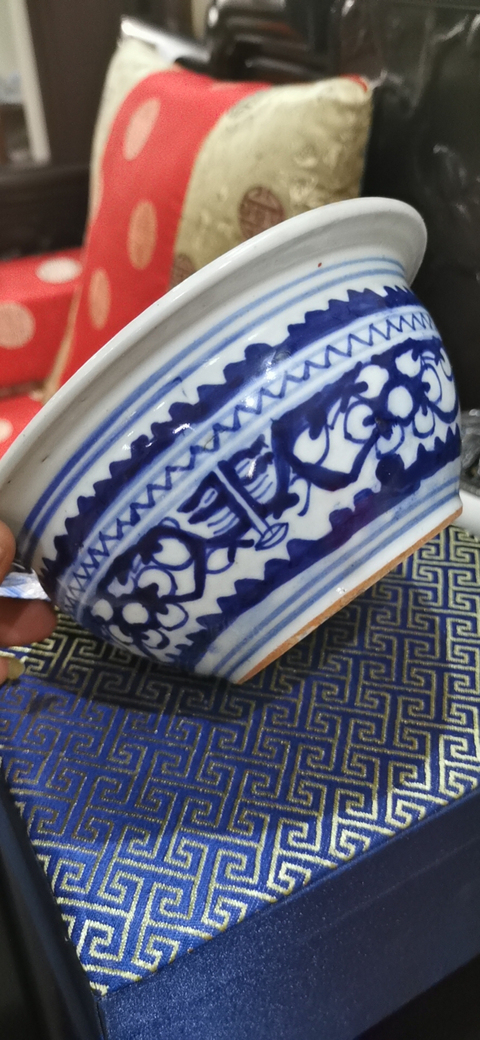 古玩陶瓷拐子龍紋青花圈足爐拍賣，當前價格10000元