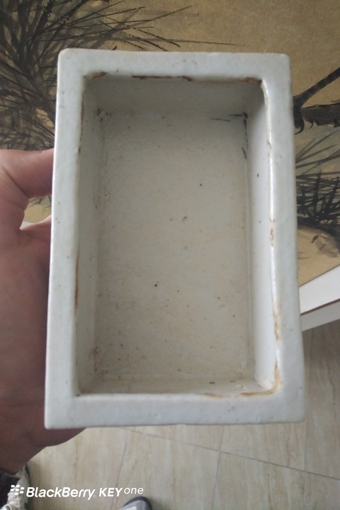 古玩陶瓷綠地粉彩花卉紋水仙盆拍賣，當前價格8800元