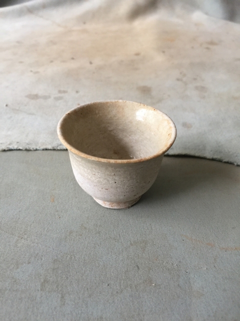 古玩陶瓷青釉酒杯拍賣，當前價格7400元