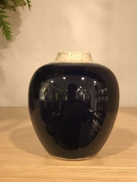 古玩陶瓷祭藍釉小罐拍賣，當前價格6600元