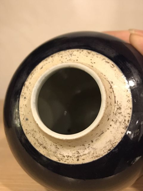 古玩陶瓷祭藍釉小罐拍賣，當前價格6600元