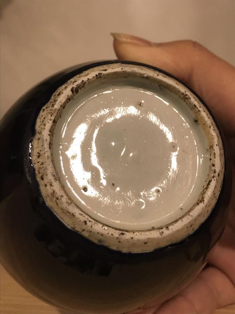 古玩陶瓷祭藍釉小罐拍賣，當前價格6600元