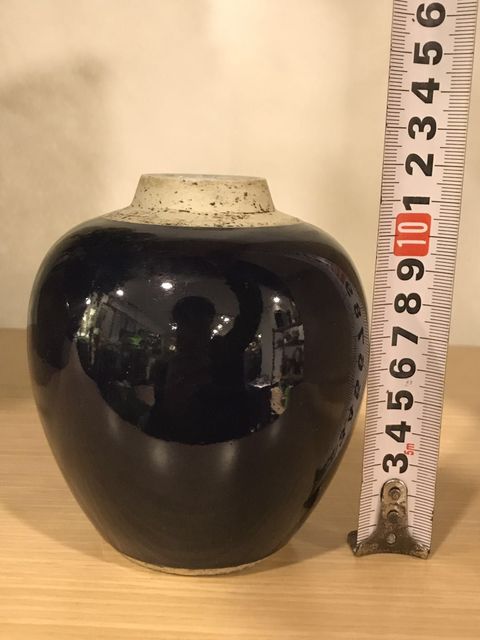 古玩陶瓷祭藍釉小罐拍賣，當前價格6600元