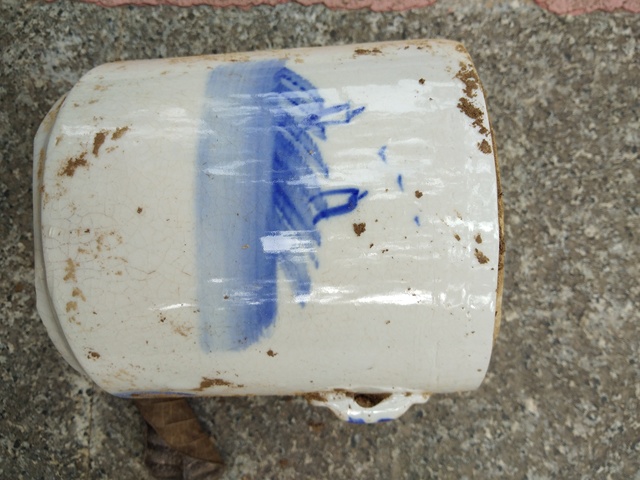 古玩陶瓷青花山水紋雙系罐拍賣，當前價格3600元