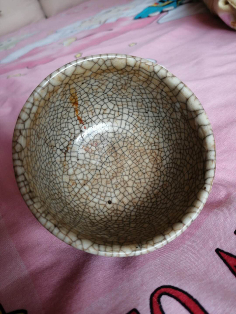 古玩陶瓷清中期 ?仿哥釉碗拍賣，當前價格11200元