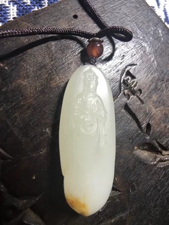 古玩玉器籽料觀音拍賣，當前價格11600元