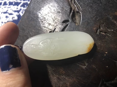 古玩玉器籽料觀音拍賣，當前價格11600元