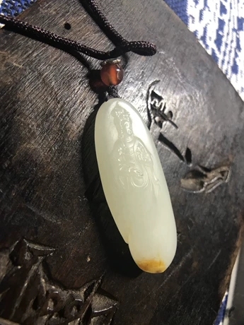 古玩玉器籽料觀音拍賣，當前價格11600元