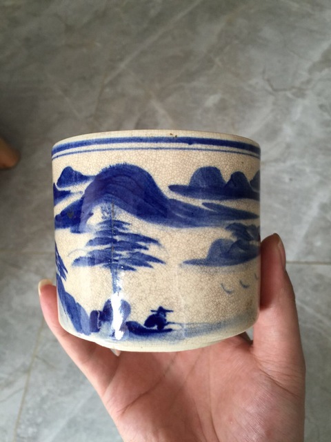 古玩陶瓷青花香爐拍賣，當(dāng)前價(jià)格2600元