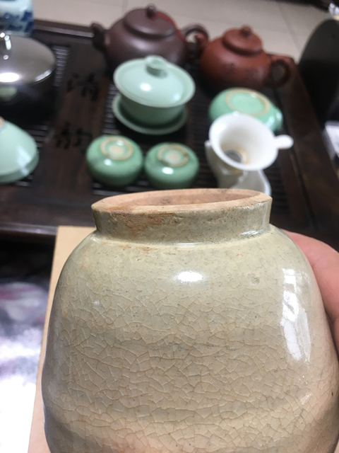 古玩陶瓷青白釉罐拍賣，當(dāng)前價(jià)格9300元